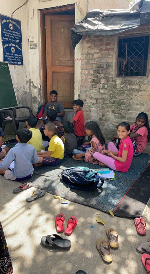 A Sunday classroom in session
